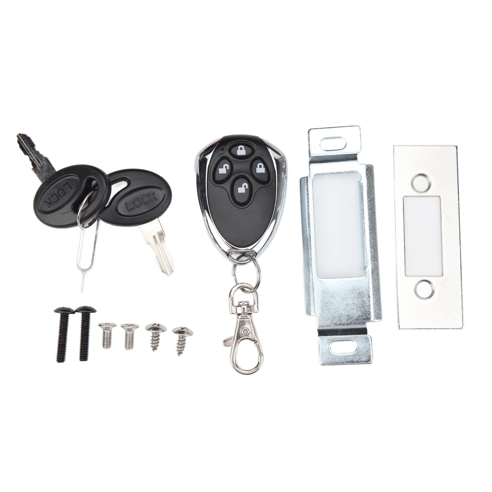 Clavier D'entrée sans clé pour Camping-car, Caravane, Loquet de Porte, Télécommande, Serrure Numérique, Poignée de Loquet, Kit de Pêne Dormant pour Camping-cars, Remorque à 5 Roues