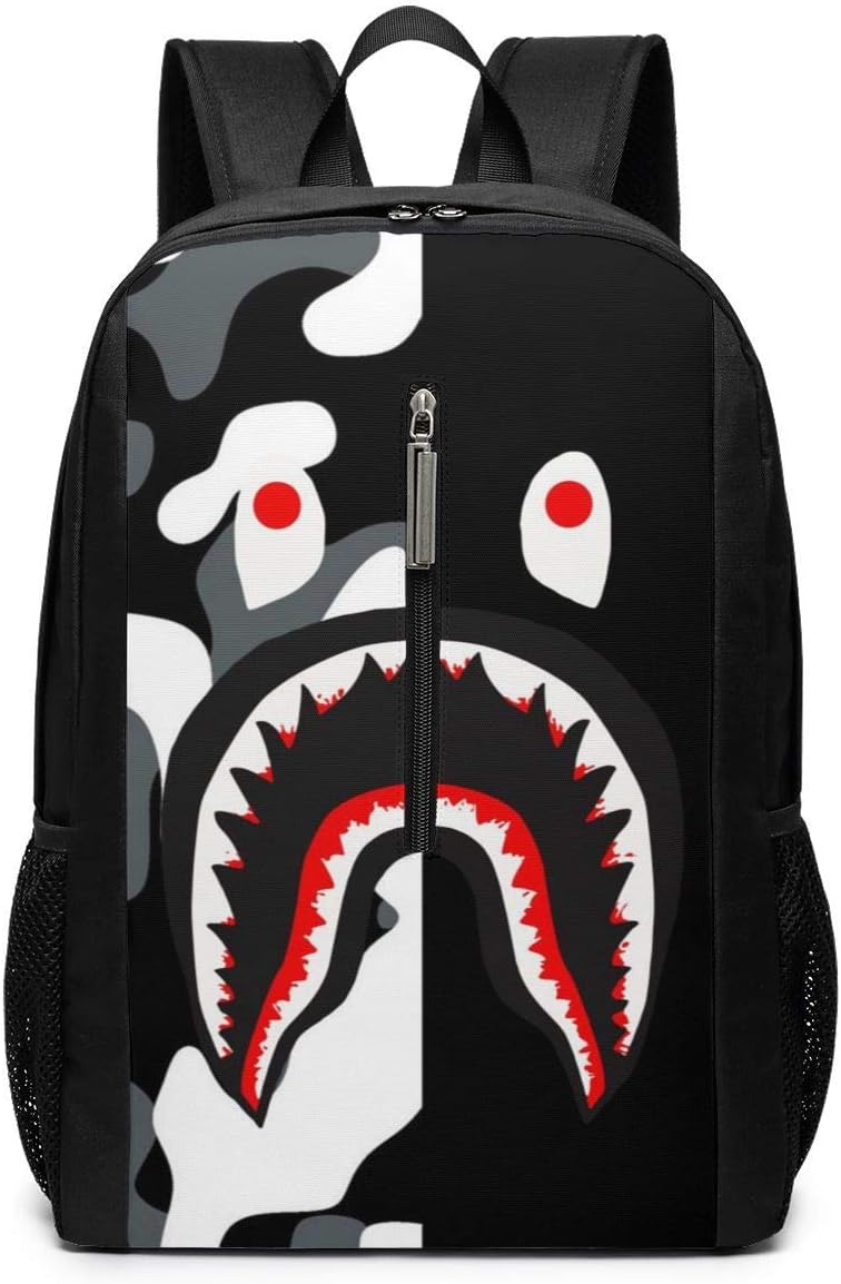 red bape bookbag
