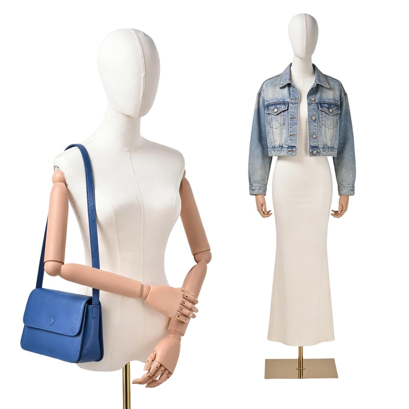 Mannequin buste forme corps humain réglable pour vêtement femme homme enfant