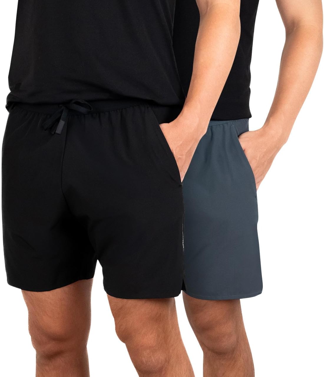 All Citizens Athletic Gym Shorts Men 4 Way Stretch Fabric - 5 inch Inseam, Quick Dry, Perfect for Workout, Running & Sports