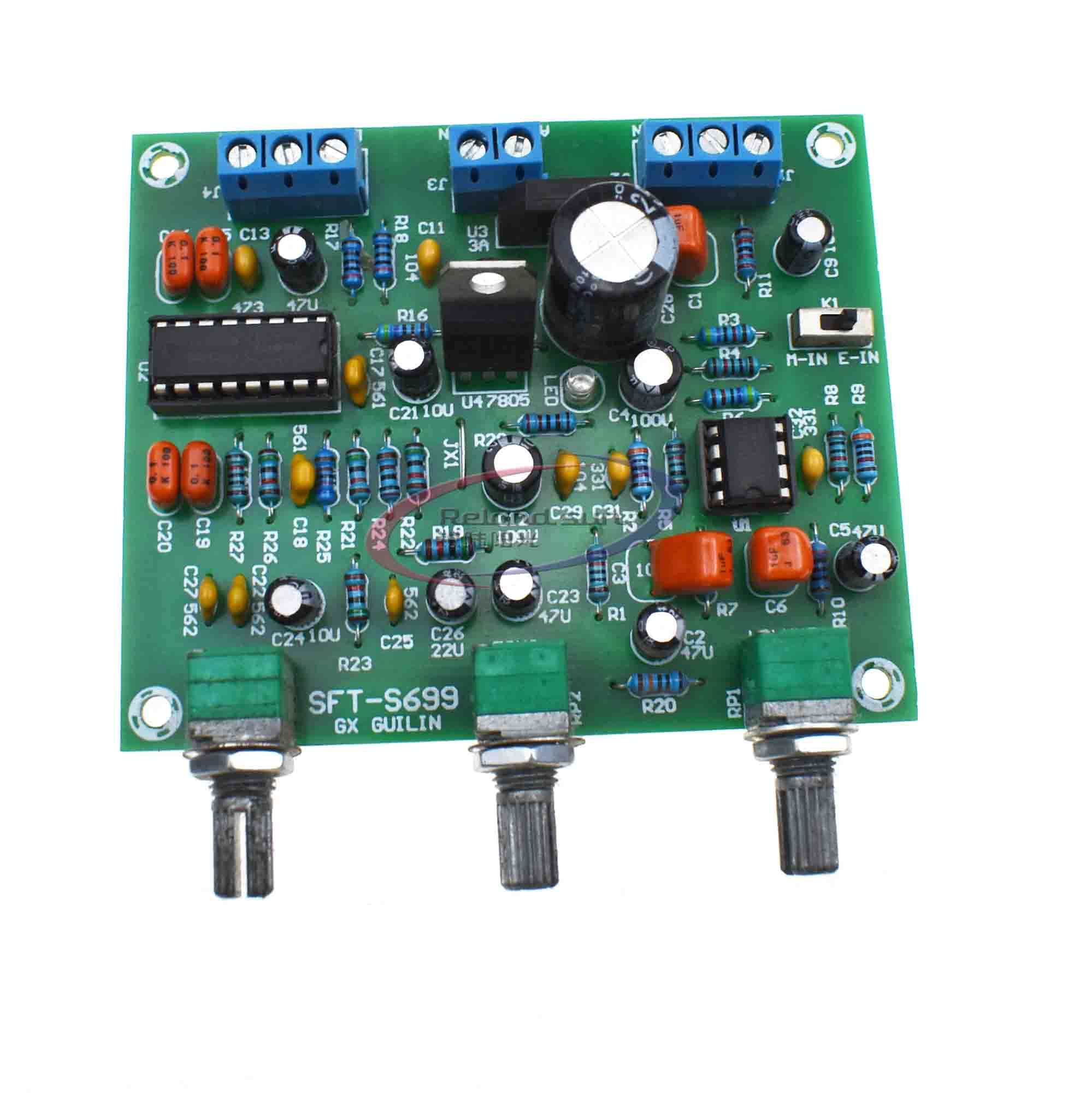 Reland Sun ETK3699 Digital Mic Module, Microphone Amplifier, Preamp, Stereo Surround Audio, XLR Connectivity