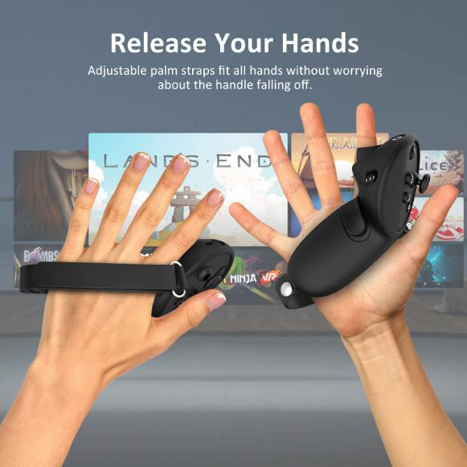 Amazon.co.jp: コントローラーグリップカバー Oculus Quest Pro用