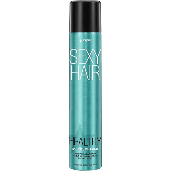 SexyHair Healthy So Touchable Weightless Hairspray | Light Hold and Shine | All Hair Types