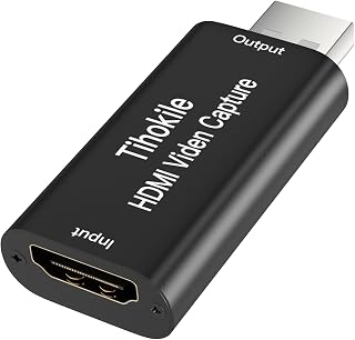 Audio/Video Capture Card,Capture Card Full HD 1080P 30FPS HDMI to USB, Video Capture Card for Streaming/Recording/Gaming, Compatible with Switch, PS4, PS5, Xbox, Work with PC/Windows/Mac OS