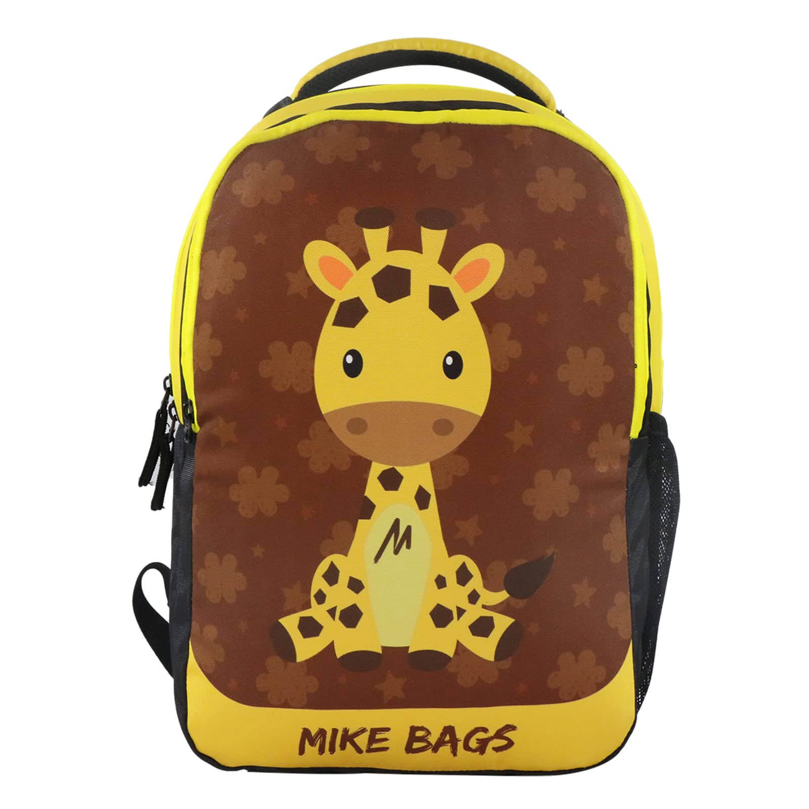 mike bags 13 Ltrs pre school Kids School Bag Backpacks Cartoon/Boy/Girl/Baby/ (3-7 Years) - Giraffe theme-Yellow-picture-55