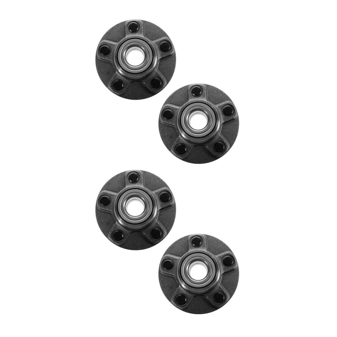 Bearings, 4pcs - Wheel Hub and Bearing Assembly Set Kit Rear Left Driver and Right Passenger Side ABS for for Maxima 3.0L 1995-1999,Resistance to Under Heavy Loads