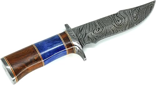 Miniatura 5 de Cuchillo Bowie hecho a mano para la aventura un compañero confiable para tus expediciones al aire libre, liberando el poder del cuchillo de caza de