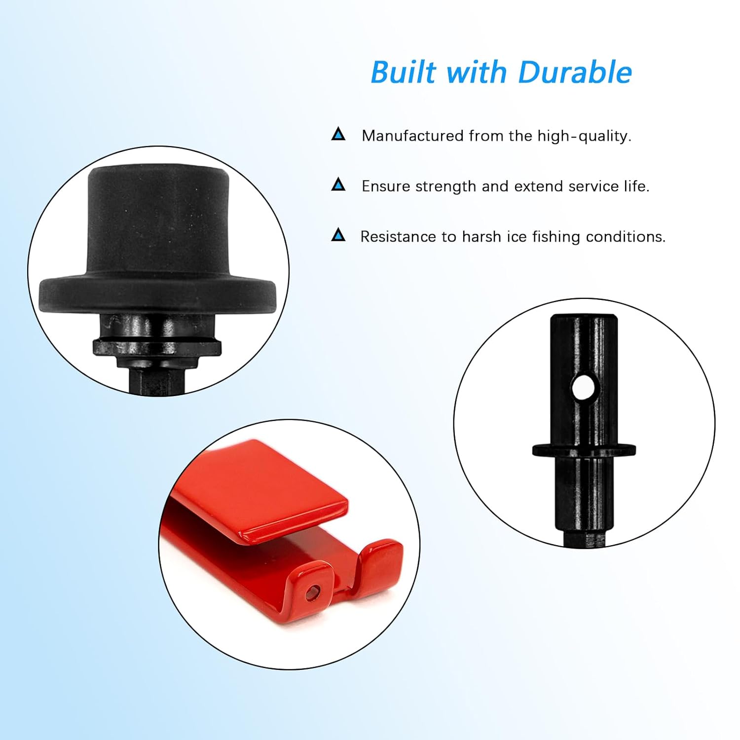 42494 Quick Connect Kit for Eskimo Ice Fishing Auger Drill,Ice Anchor Drill Adapter for Connection to Pistol Drill Bits and Augers