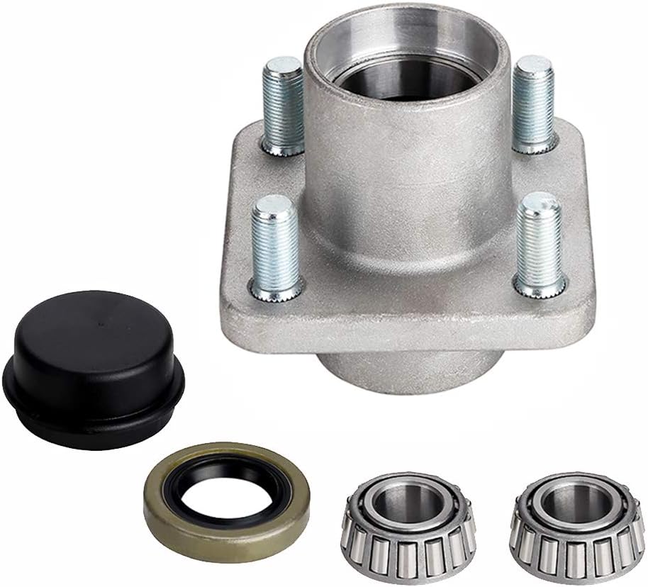 10L0L Golf Cart Aluminum Front Wheel Hub and Bearing for Club Car DS 1974-2003, OEM# 1011892