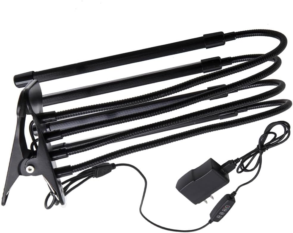 4 Heads LED Grow Light Plant Growing Lamp Lights for Indoor Plants Aluminum+PC