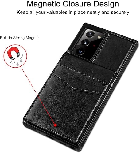 Miniatura 4 de COOYA Funda para Galaxy Note 20 Ultra, Samsung Note 20 Ultra Wallet Case con tarjetero cierre magnético suave cuero PU Folio Flip Funda protectora