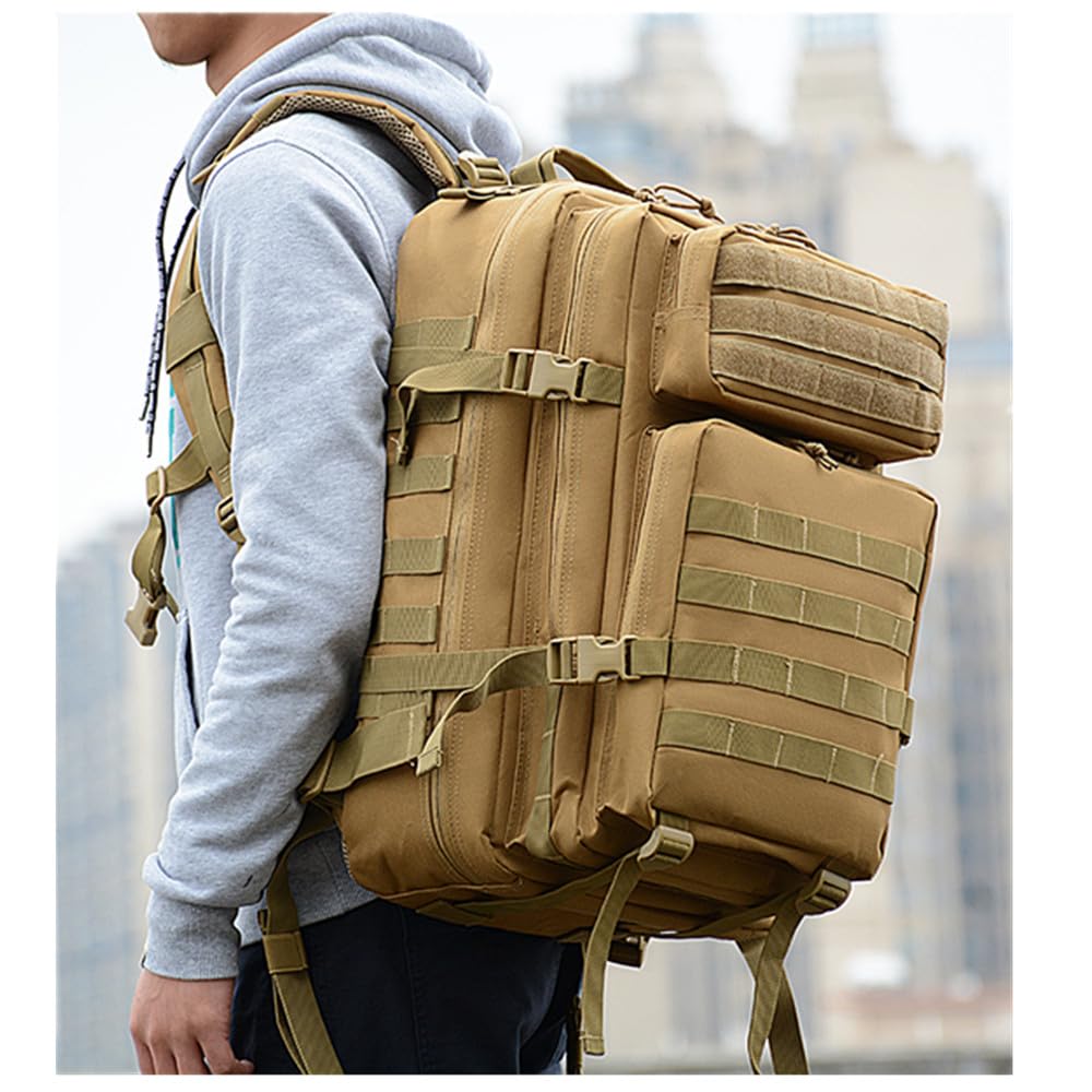 smallrun Zaino tattico militare 45L zaino militare grande capacità zaino crossfit pieghevole impermeabile zaino alpinismo, escursionismo, campeggio