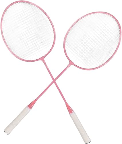 Miniatura 2 de Badminton Racquet Set Iron Alloy Badminton Racket Set with Storage Bucket Storage Bag for Training Competition