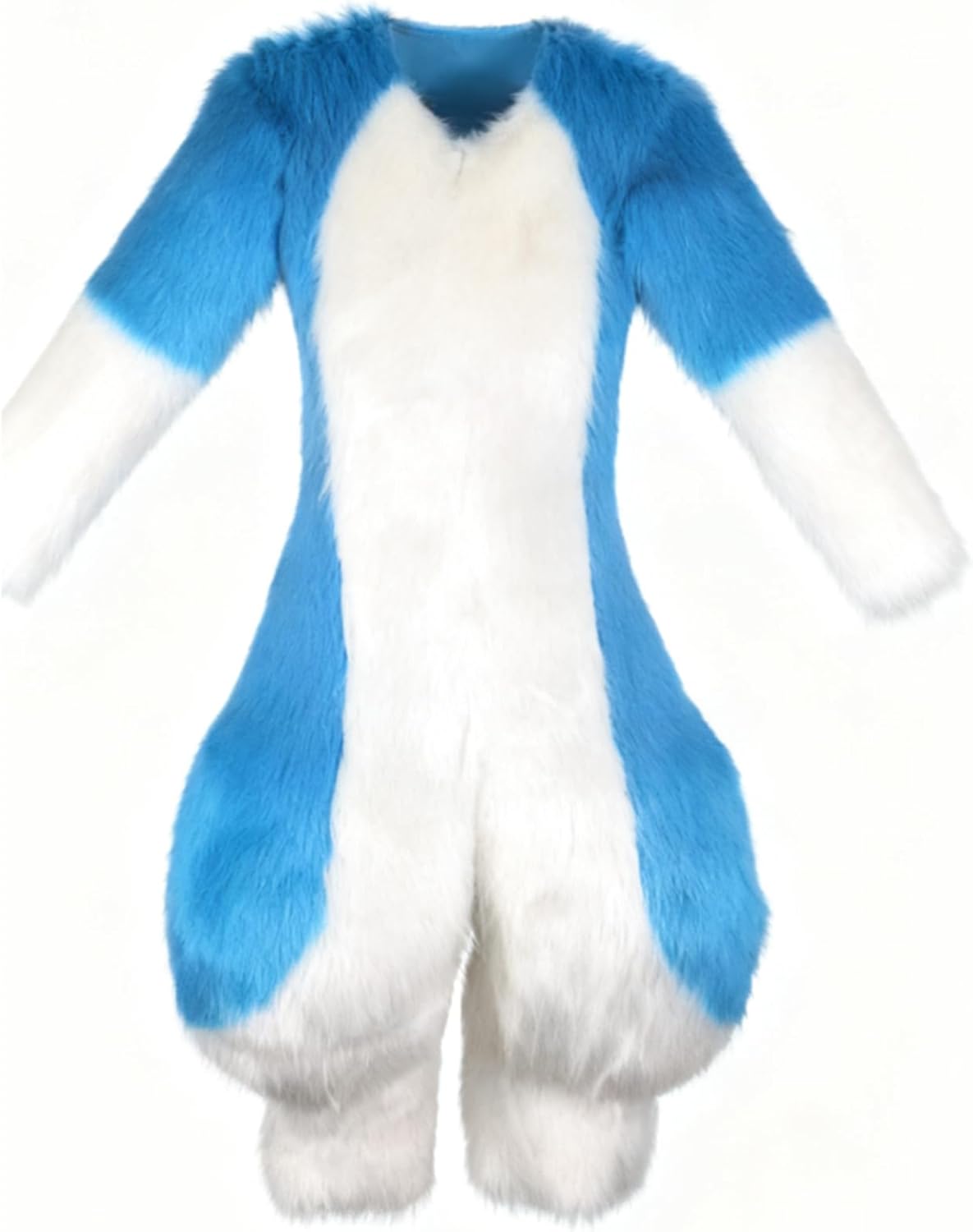 Furry Fursuit Full Body Mascot Costume,Cute Comfortable Fursuit Fullsuit, for Furries Conventions Cosplay Theme Parties