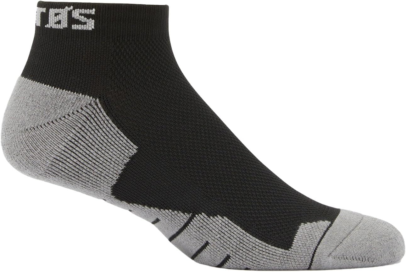 VIKTOS Men's Ankle Length Cusioned Breathable Arch Support Moisture Wicking Athletic Operatus Socks, 2-Pack