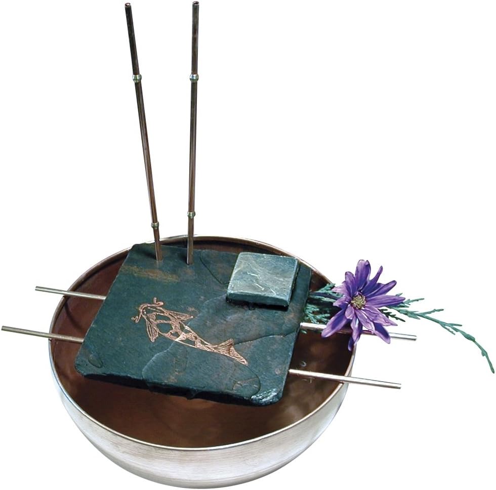 Art Matters Koi with Bamboo Tabletop Fountain