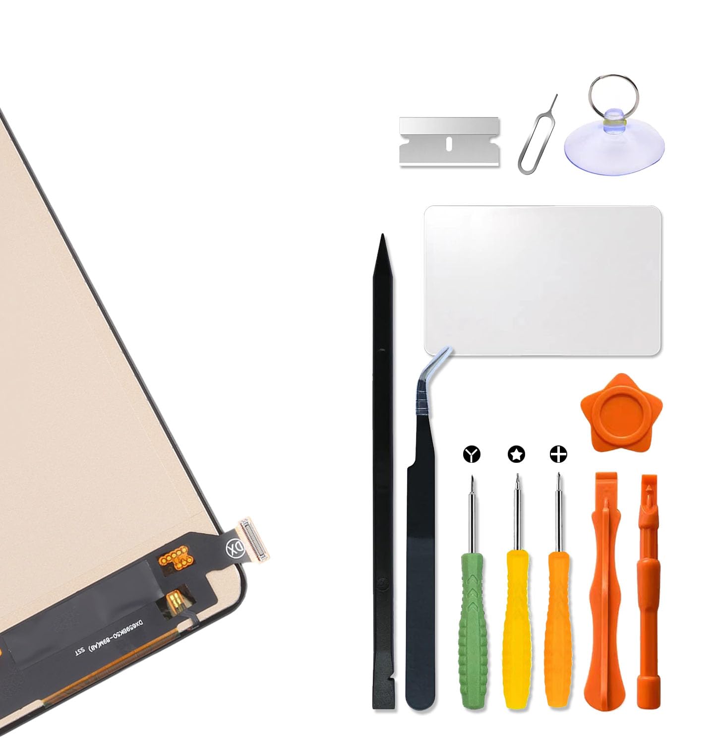 Écran de rechange pour Xiaomi Poco F5 Pro | 23013PC75G, écran tactile LCD, numériseur, avec kit de réparation (pas de fonction d'empreintes digitales)