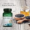Purity Products High Potency Black Seed Oil - Double Strength + Cold Pressed - 3% Thymoquinone - 500 mg Black Cumin Seed Oil - Omega 6 + 9 Essential Fatty Acids - Easy to Swallow - 30 Mini Softgels