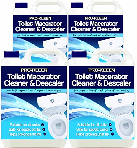 Pro-Kleen Toilet Macerator Cleaner & Descaler 20L - Concentrated, Long-Lasting Formula, Compatible With All Saniflo Pump Units, Toilets & Urinals, Helps Prolong Life of Unit