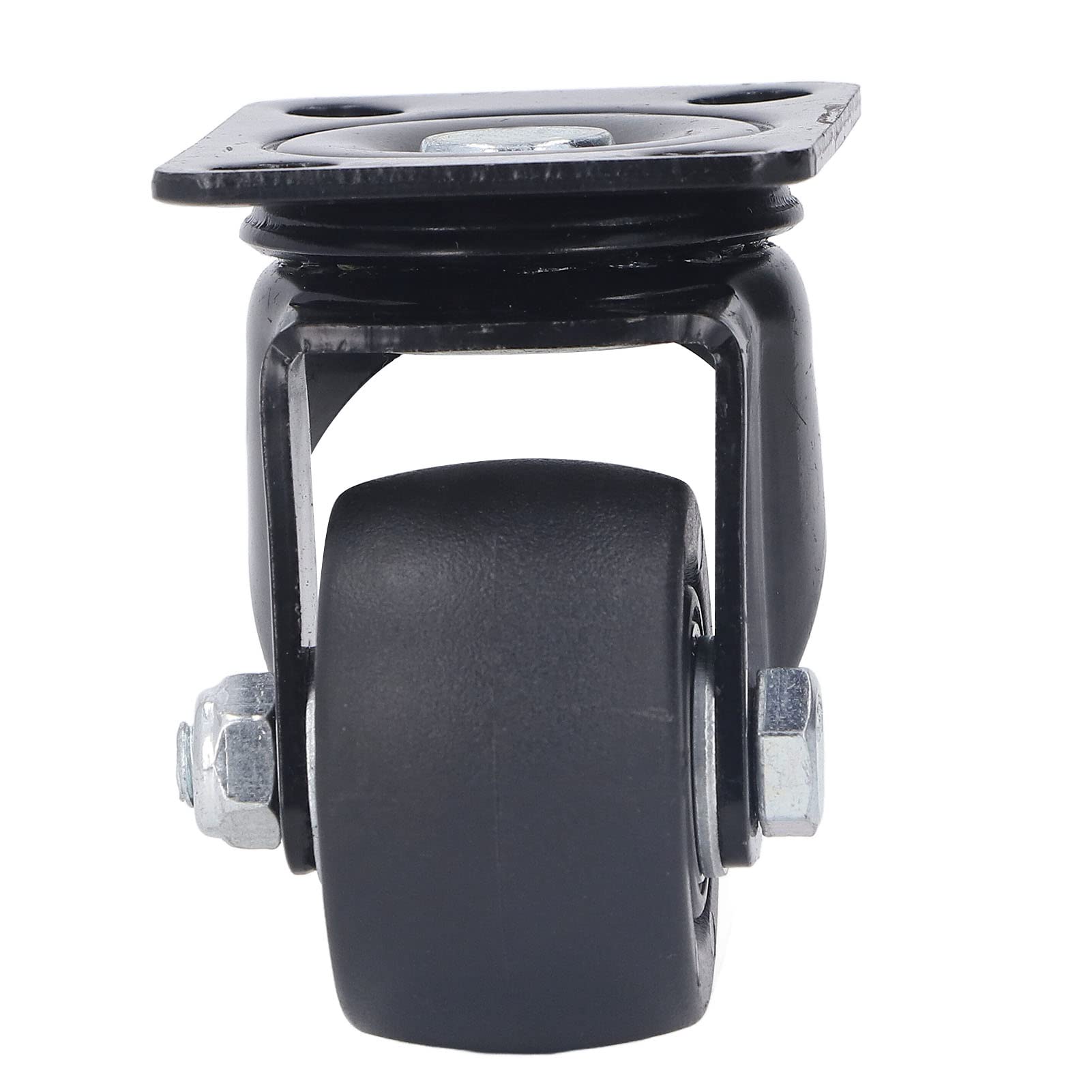 4pcs Poux pivotant 2in Roue en nylon Roueur de 300 kg de capacité de kit de kit de chariot