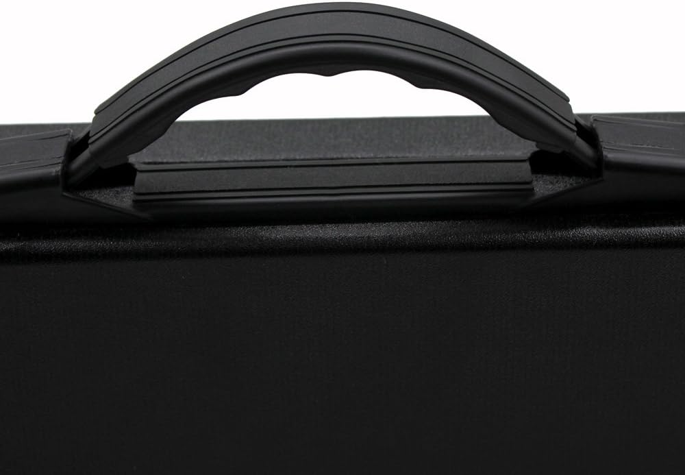 Portable Gig Bag Box Leather for Western Concert Flute with Buckle Foam Cotton Padded and Durable Flute Protector