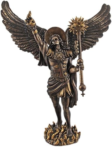 Miniatura 1 de Pacific Giftware PTC - Figura de estatua religiosa de resina de Arcángel Uriel con lanza de 12.75 pulgadas