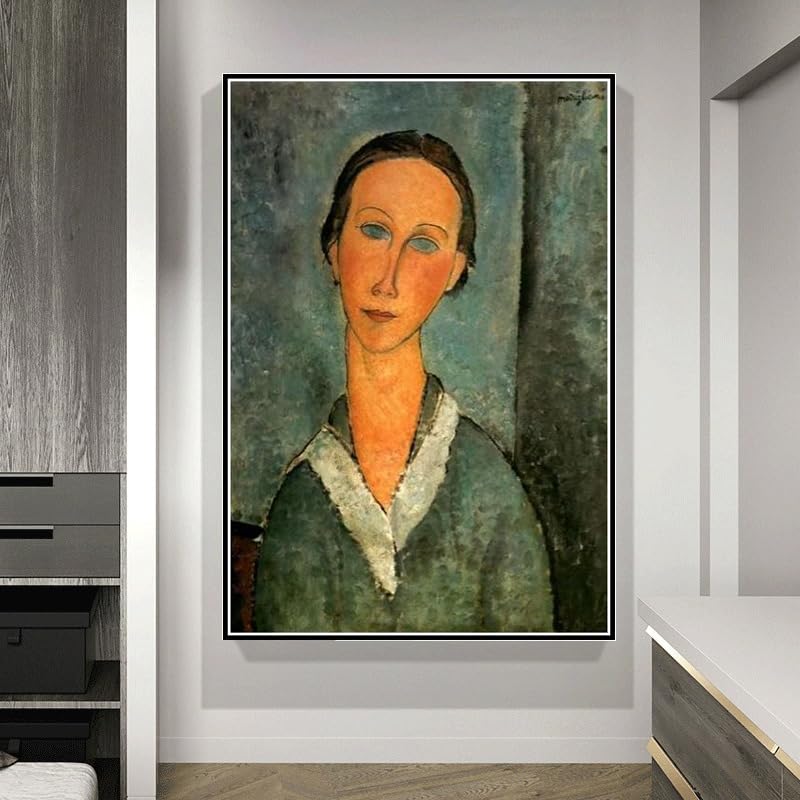 ◆モディニアーニ『 婦人像 』 ◆世界が認める/ PAT承認/ 名画 ◆油彩画 ◇モディニアーニ『 婦人像 』 ◇世界が認める/ PAT承認/ 名画