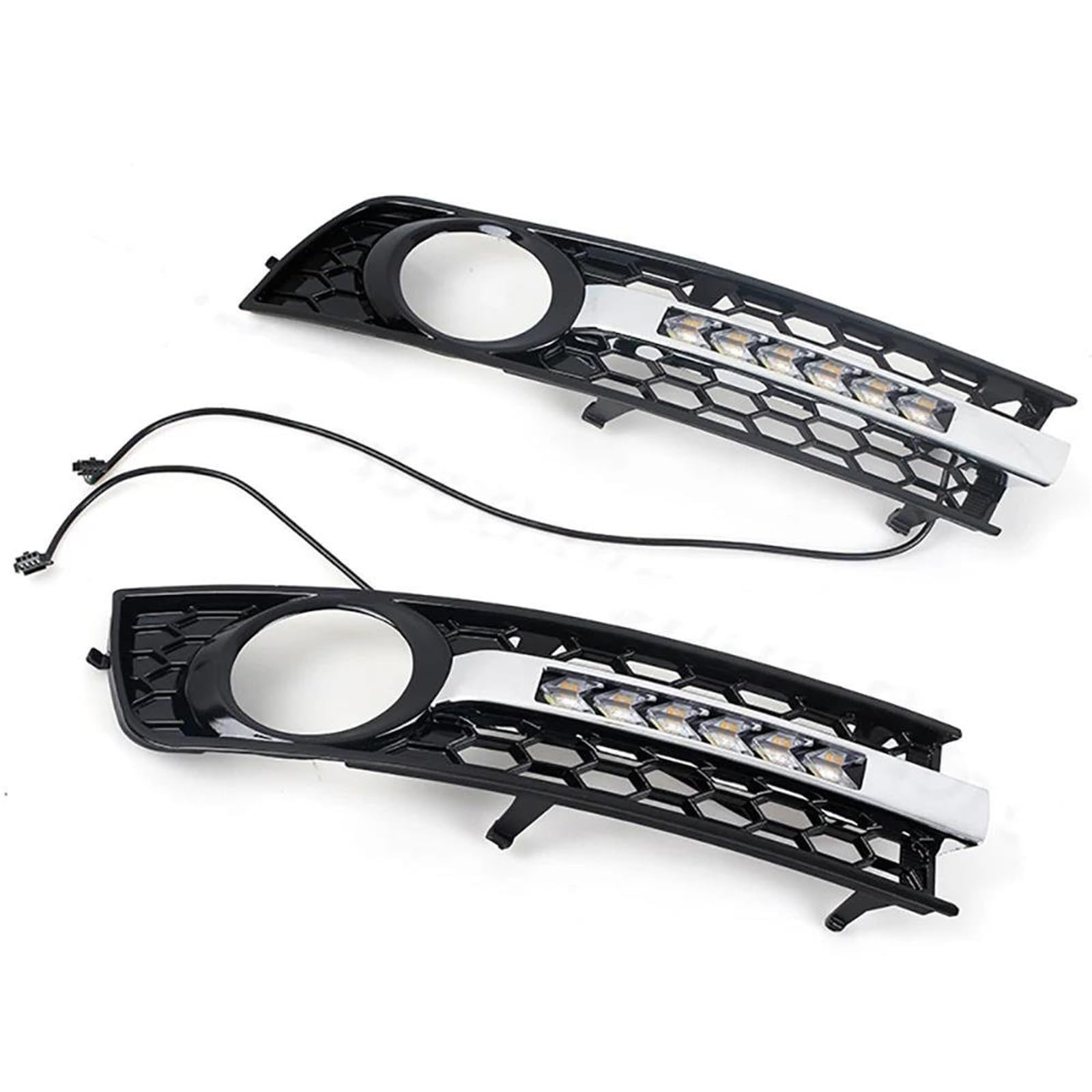 Rejilla antiniebla con LED DRL y luz intermitente para coche A4 B6 2001-2005 referencia 8E0807681