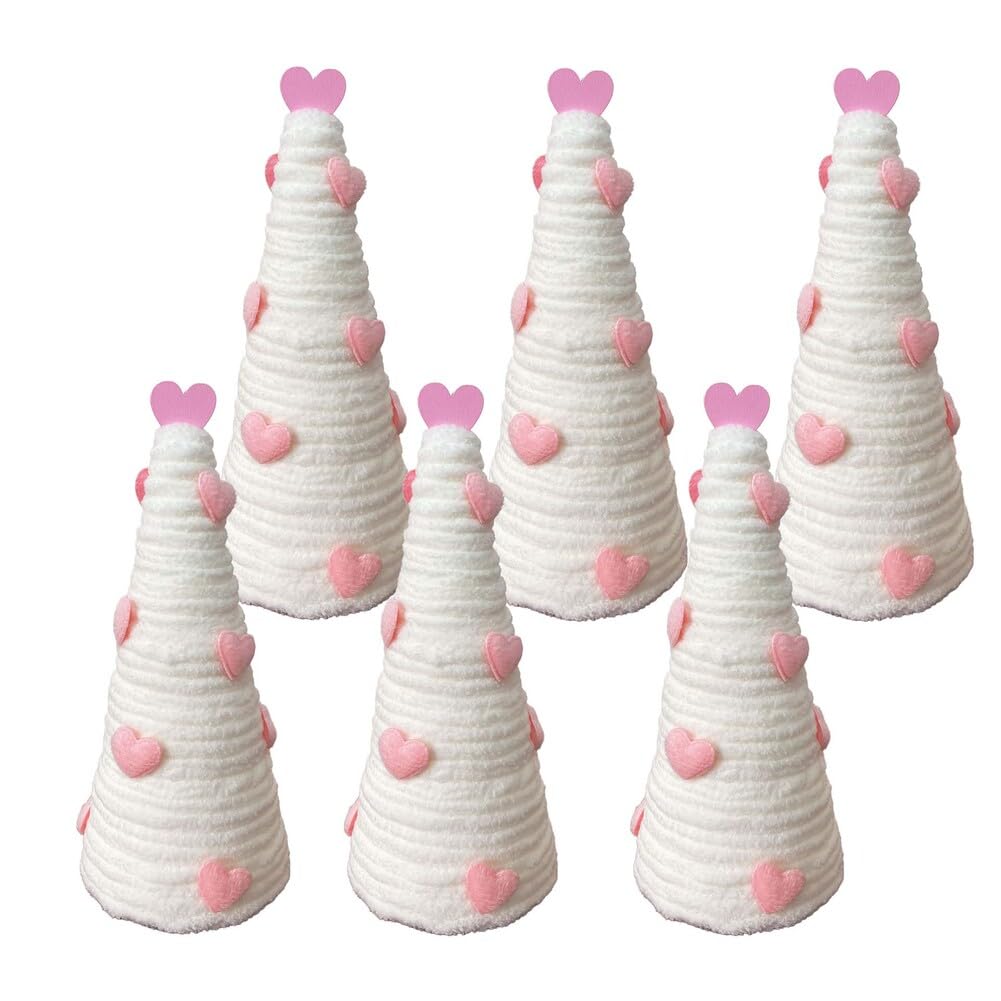 Árbol de San Valentín, 6 unidades, árbol de amor, árbol de corazón, decoración de mesa, decoración para San Valentín, día de San Valentín, propuestas de compromiso, recepciones de boda, cenas