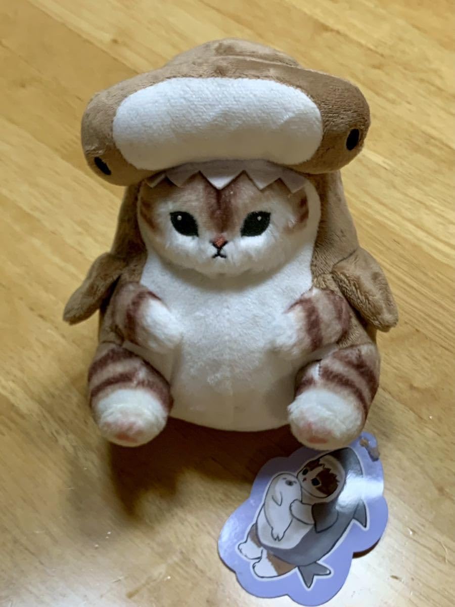 Amazon.co.jp: mofusandモフサンドサメにゃんぬいぐるみタグ付