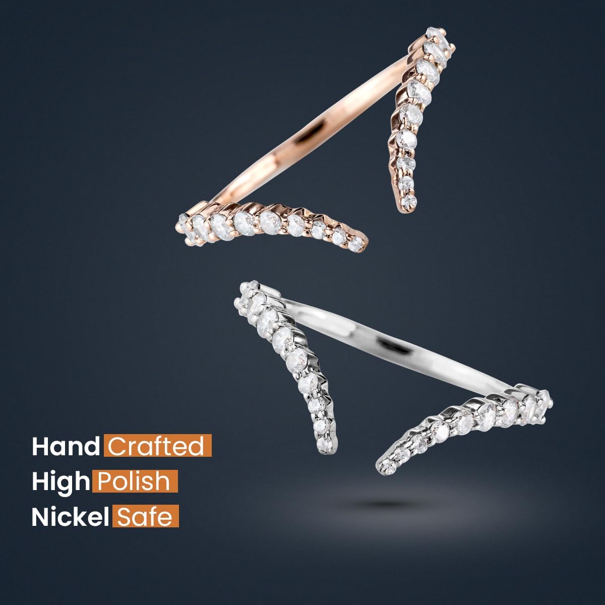 925 Sterling Silver VVS1 Moissanite Wedding Bands Diamond Ring Enhancer for Engagement Rings Curved Stacking Band Size 4 to 10