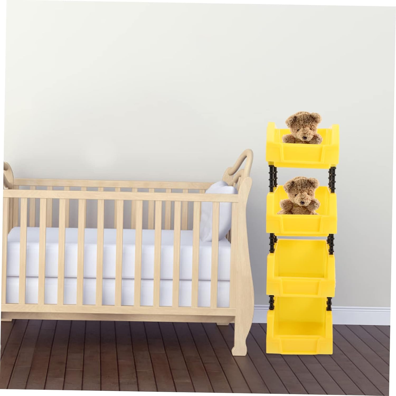 Homoyoyo 12pcs Stackable Storage Bins Versatile Garage Organizer for Efficient Bead and Hardware Storage Boxes for Maintenance Space-saving