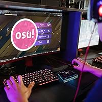 Vista 5 de SayoDevice O3C Teclado OSU con Interruptores Hall de Disparo Rápido Interruptores Lineales Magnéticos con Perilla y Pantalla, Copiar Pegar, Acceso