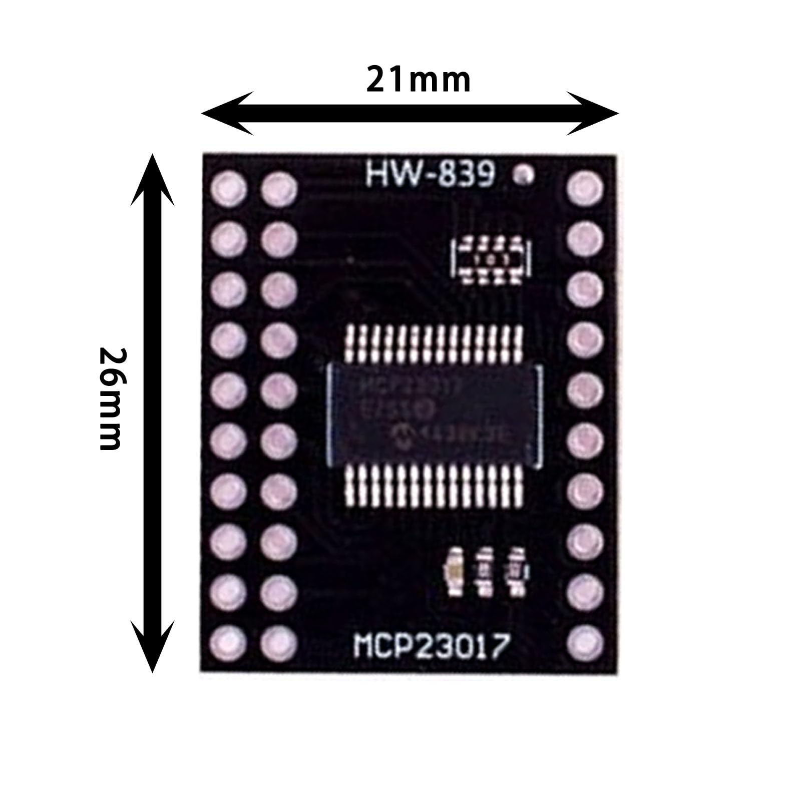 3 pezzi MCP23017 I2C CJMCU-2317 modulo Expander seriale 16 bit I/O, interfaccia I2C ad alta velocità compatibile per Arduino