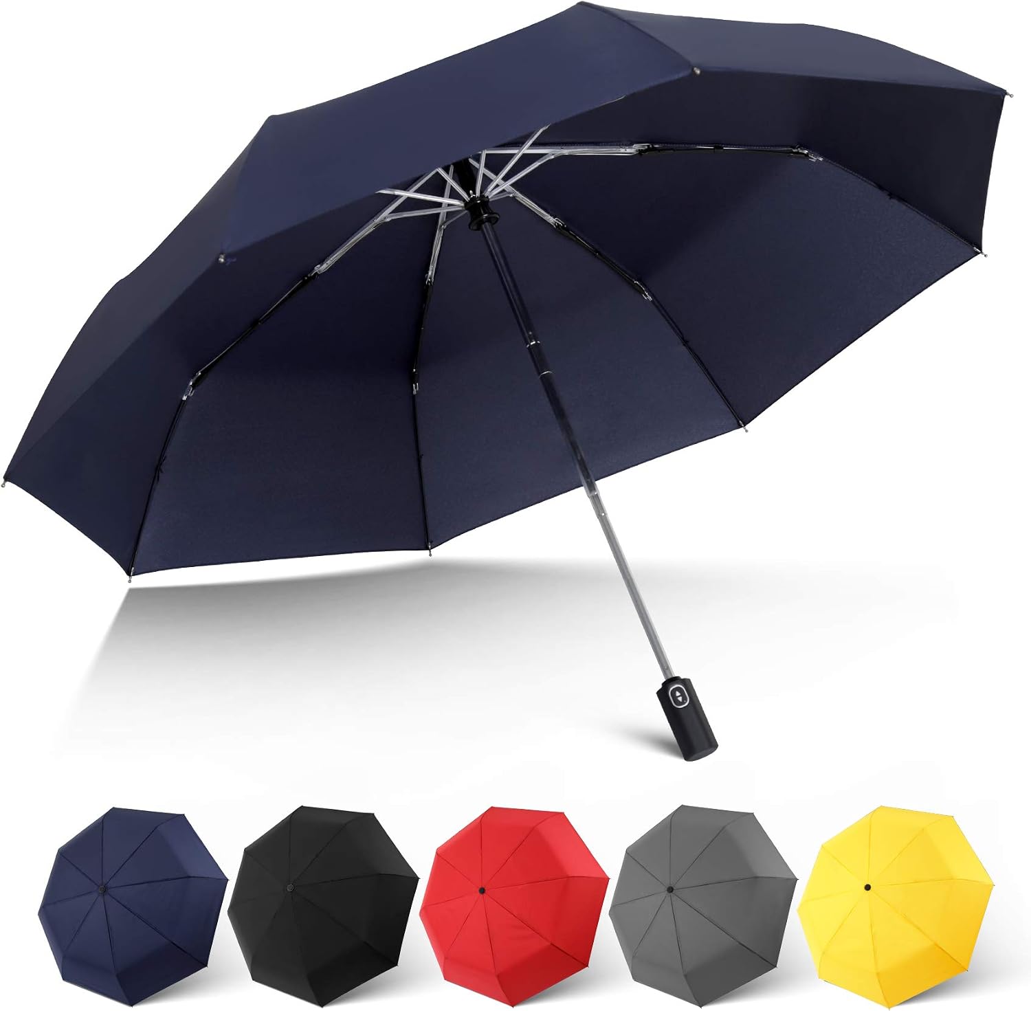 Kosycosy Compact Travel Umbrella Windproof Automatic Folding Umbrellas For Rain