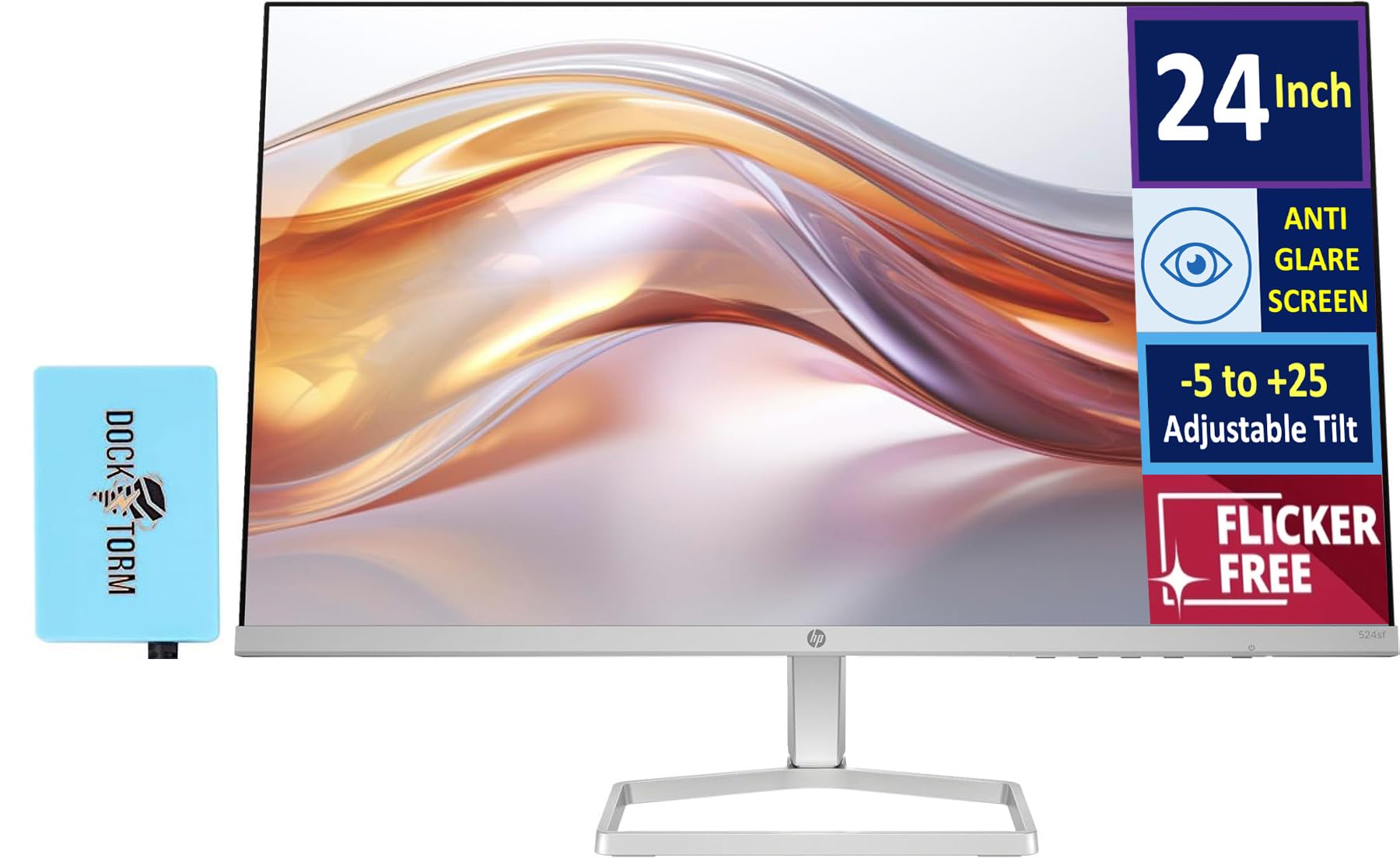 【新品未使用】HP モニター 524sf 23.8型 日本HP セール モニター 新品 HP 524sf FHD ディスプレイ IPS 23.8型