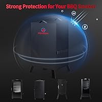 Vista 7 de Comnova - Cubierta para ahumador eléctrico de 40 pulgadas para Masterbuilt - Fundas para ahumador de 600D para ahumadores Masterbuilt, resistentes
