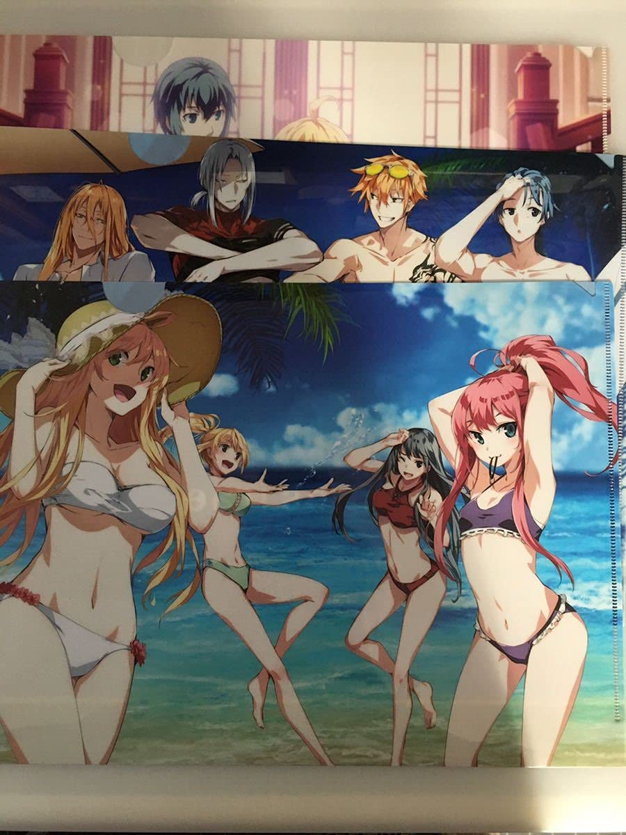 Amazon.co.jp: Dies irae クリアファイル 3枚セット 水着 ラインハルト 
