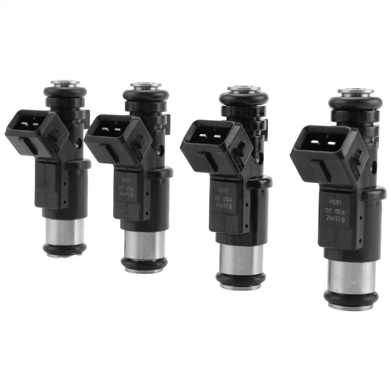 Macvctvosy One Color Fuel Injector Nozzle 0280156357 1984E0 01F002a 348001 For Citroen For Berlingo For C2 4Pcs Fuel Injectors