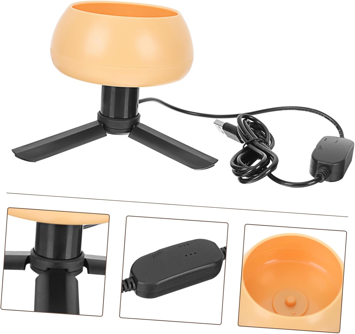 Anneome Automatic Bead Stringing Bowl Beading Machine DIY Accessory Safe Material Smooth Rotation for Necklace Bracelet