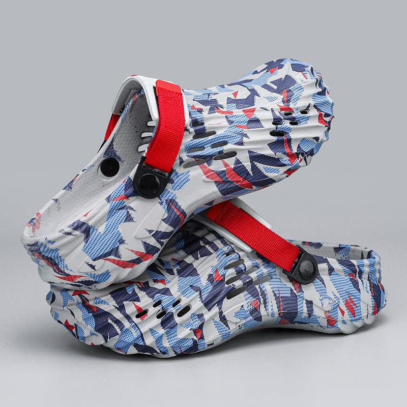 Image of Men's Outdoor Sports Sandals Summer Water Beach Shoes Casual Slippers Lightweight Breathable
