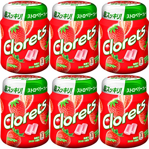 モンデリーズ クロレッツ ストロベリーボトル 140g ×6個