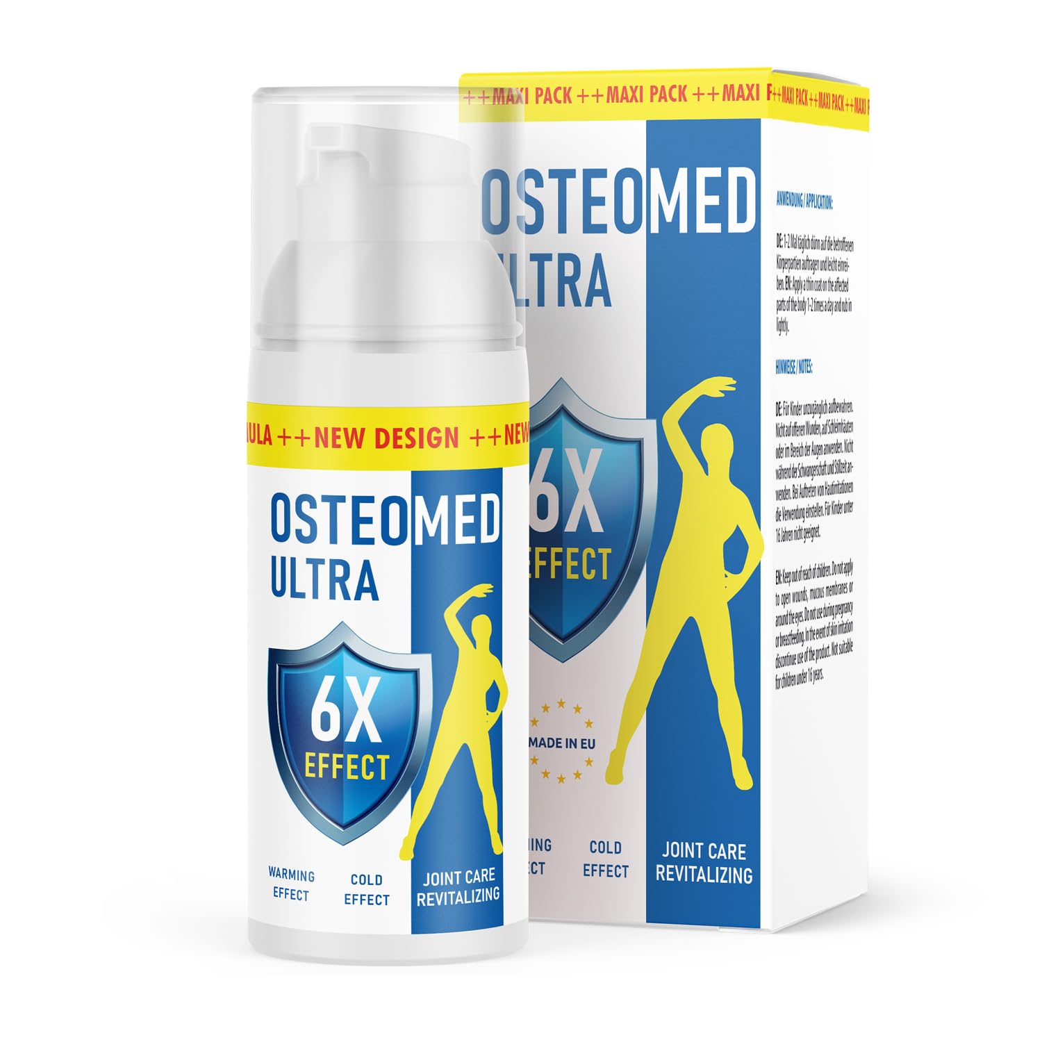 Osteomed Ultra Gel | Cuidado para articulaciones y músculos | Sin aditivos nocivos | 120 ml por frasco