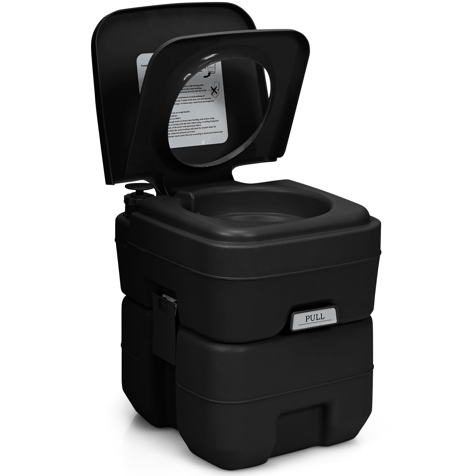 GOPLUS Campingtoilette Reisetoilette tragbare Toilette Outdoor WC mobiles WC 20L, Farbwahl