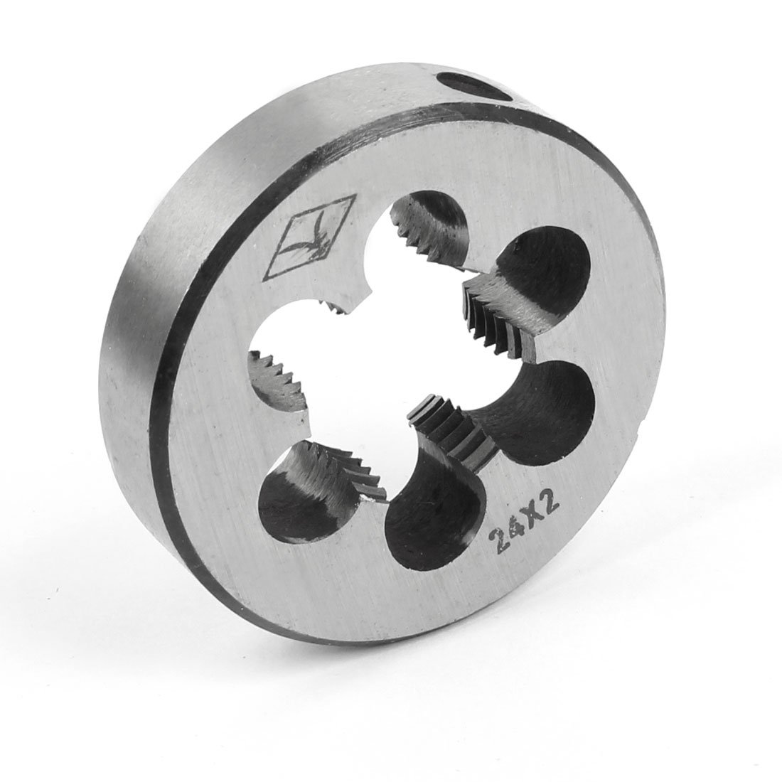 Aexit Round Shaped Dies 55mm Outside Diameter M24 x 2 Threading Round Threading Dies Cutting Die