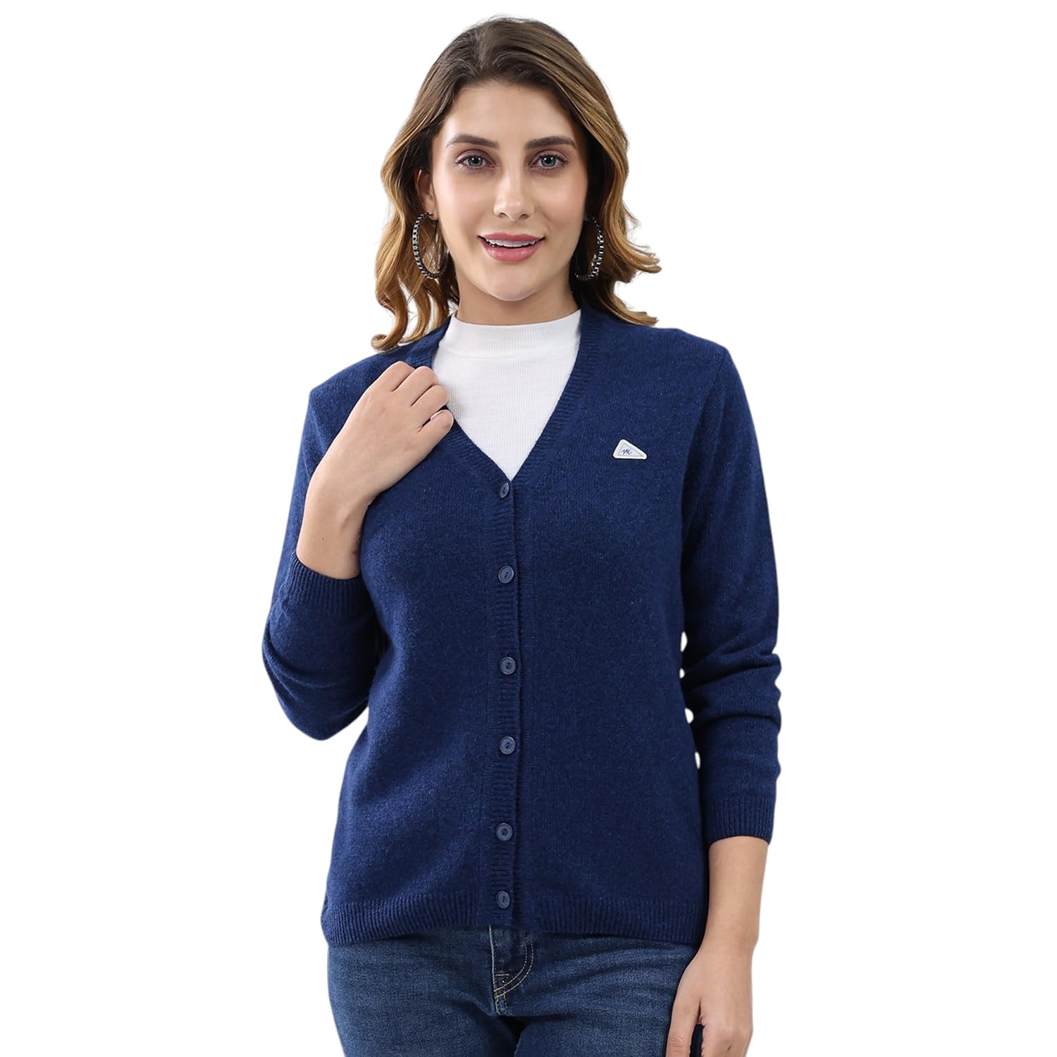 monte carlo Women’s Regular Fit Cardigan | Solid Design | V Neck | Full Sleeves | Button Closure | Stylish Warm Winter Fashion Knitwear Cardigan for Women (Pack of 1)-picture-26