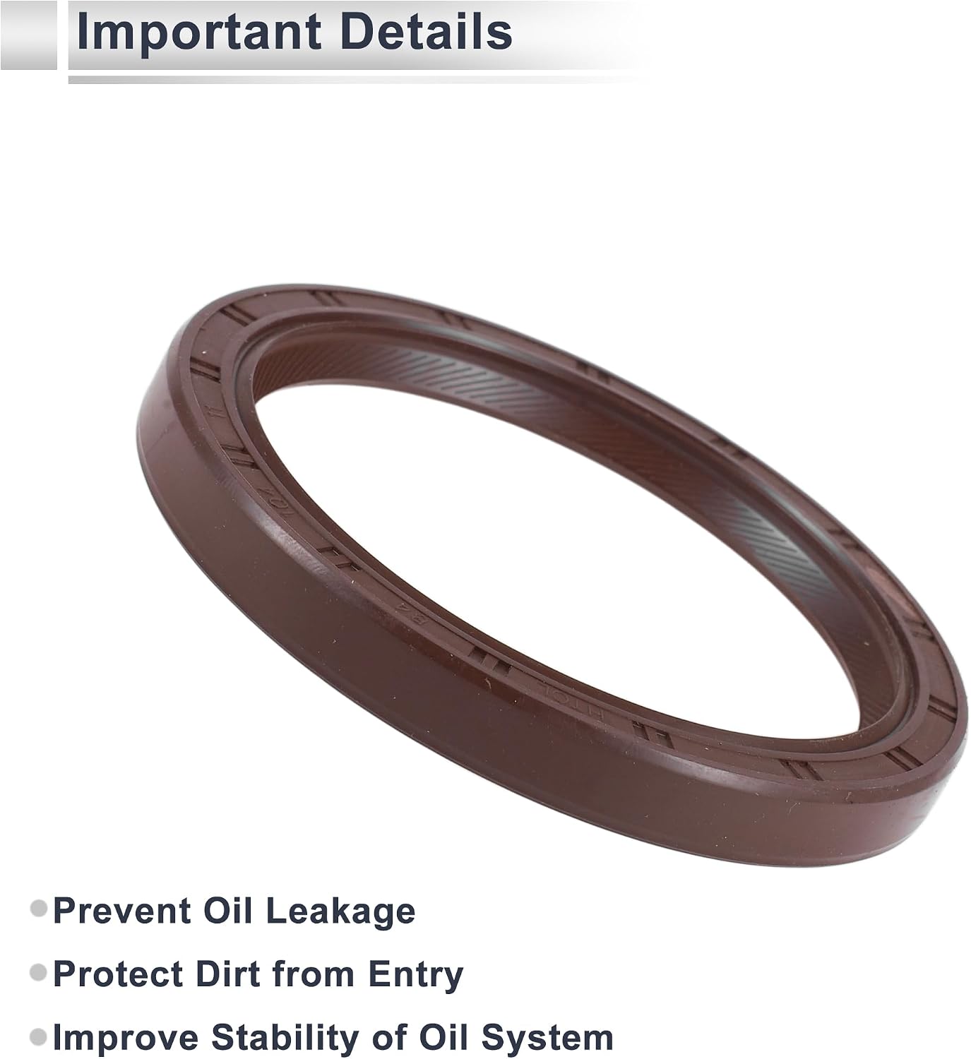 Rear Crankshaft Oil Seal for Nissan Almera 1995-2003 No.12279D0100 NBR Rubber Engine Main Seal 1 Pc