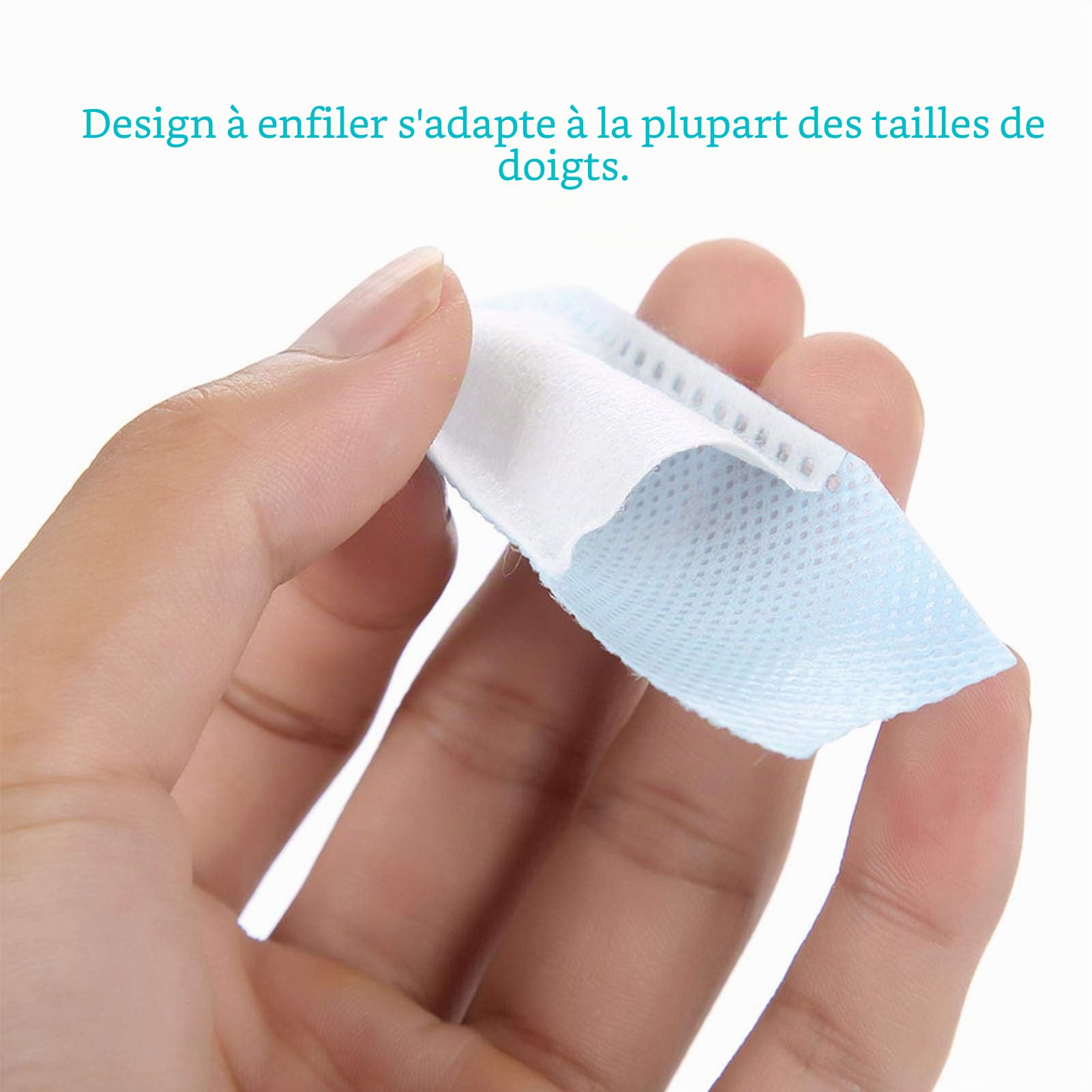 Lingettes de 50 Pièces,Lingettes Dentaires pour Nettoyer les Dents en Tissu pour Nettoyage en Profondeur des Dents,Lingettes Orales pour les Dents,Lingettes pour les Dents,salviet