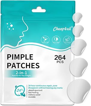 Pimple Patches Spot Patches Pimple Patch Hydrocolloid Treatment Invisible Blemish Stickers Dots Spots Acne Patch Effectively Calms & Relieves Acne264 pcs
