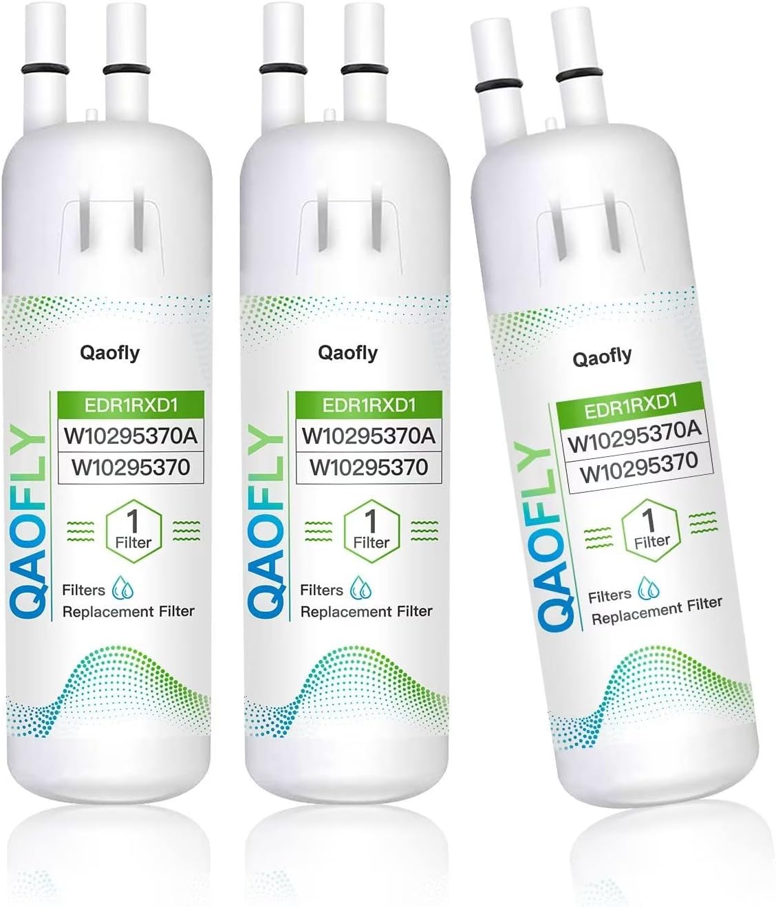 Qaofly W10295370A EDR1RXD1 Water Cap Replacement, Compatible with Filter 1